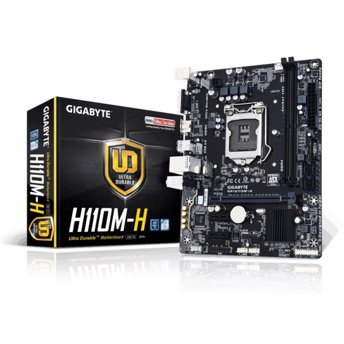 GIGABYTE INTEL CHIPSET H110M H MICRO ATX MOTHERBOARD