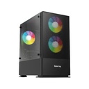 Value-Top VT-B701 Mini Tower Gaming Case Black